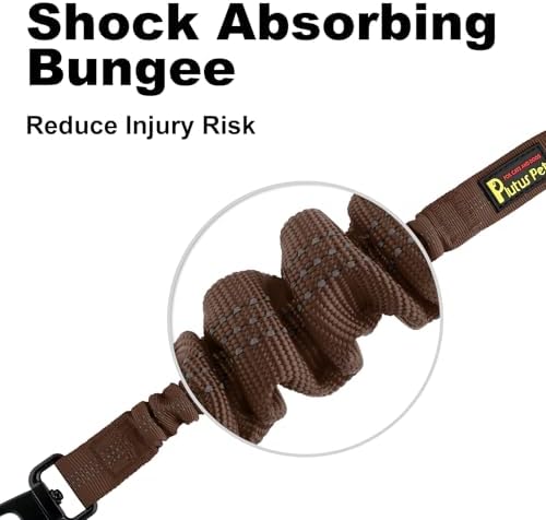 Plutus Pet Dog Seat Belt for Car, Adjustable Harness with Elastic Bungee - Image 5