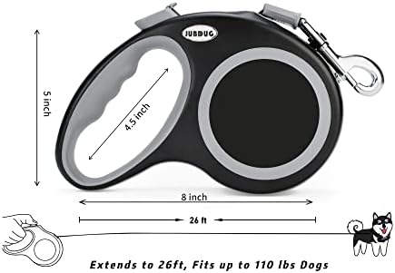 Retractable Dog Leash, 26 Feet Dog Leash for Small to Large Dogs up to 110lbs,Heavy Duty Design with Anti-Slip Handle, One-Handed Quick-Lock Braking System. - Image 4
