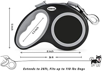 Retractable Dog Leash, 26 Feet Dog Leash for Small to Large Dogs up to 110lbs,Heavy Duty Design with Anti-Slip Handle, One-Handed Quick-Lock Braking System. - Image 4