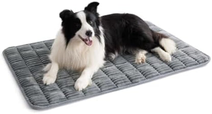Bedsure ComfyFleece™ Washable Dog Crate Pad,Soft Extra Large Pet Mat,47" by BEDSURE