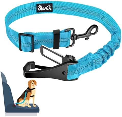 SlowTon Dog Car Seat Belt, 3 in 1 Latch Bar Attachment Dog Safety Seatbelt by SlowTon