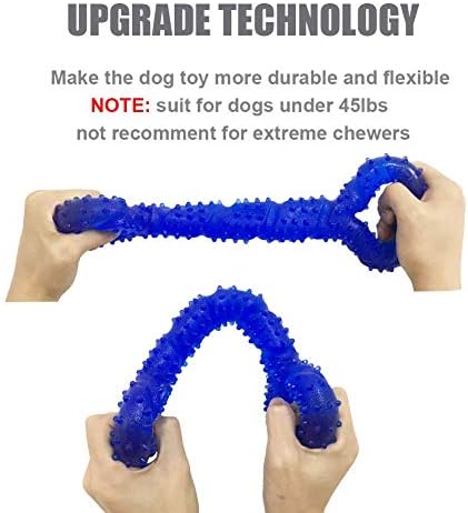 LECHONG Durable Dog Chew Toys 13 Inch Bone Shape Extra Large Dog Toys with Convex Design Strong Tug Toy for Aggressive Chewers Medium and Large Dogs Tooth Cleaning - Image 7