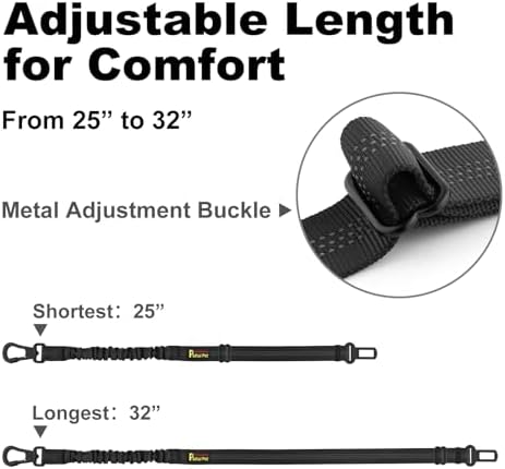 Plutus Pet Dog Seat Belt for Car, Adjustable Harness with Elastic Bungee - Image 6