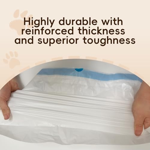 100 Counts Cat Litter Box Liners Bag Fit For MW-SC01/MW-SC02/MW-LR01 Automatic Self Cleaning Cat Litter Box, Waste Bags, 18" x 12.6"Heavy Duty Replacement Trash Bags with Drawstring - Image 4