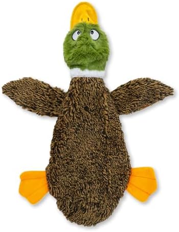 Best Pet Supplies 2-in-1 Fun Skin Stuffless Dog Toy - Wild Duck, Medium by BestPetSuppliesLLC