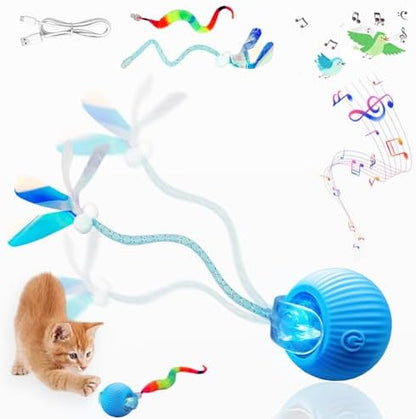 Speedy Tail 3.0 Interactive Toy Ball, 2 Tails for Cats & Dogs by Unknown