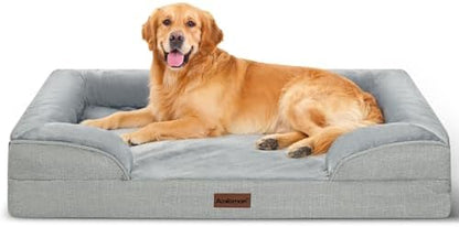 Dog Bed for Extra Large Dogs, 44-Inch Orthopedic XL Waterproof Pet Beds by AODISMAN
