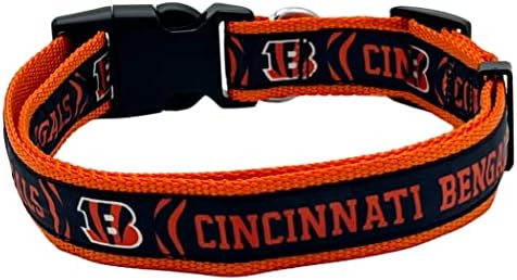 NFL PET Collar Cincinnati Bengals Dog Collar, Large Football Team Collar for Dogs & Cats. A Shiny & Colorful Cat Collar & Dog Collar Licensed by the NFL - Image 2