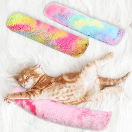 Civaner 6 Pack Cat Kicker Toys, 10.6" Candy Pink,Blue,Yellow - Image 4