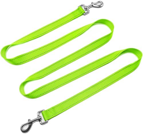 6FT Tie Out Dog Leash Dog Tie down 1"Wide Reflective Nylon Tether by SEPXUFORE