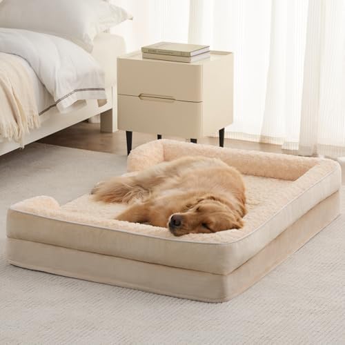 WNPETHOME Orthopedic Washable Dog Bed Large for Senior Dog Cozy Sleep by WNPETHOMEPETSHOME