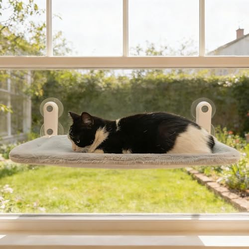 YGP Ultra-Soft Fleece Hammock for Cats Window Perch Bed Design - Image 7