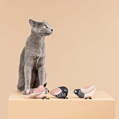 Fringe Studio, Under My Wings, Durable Cotton Canvas Cat Toy, 3PCS Set, PetShop Collection (904029) - Image 4