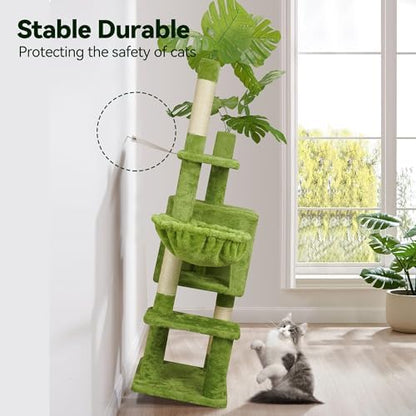 Meecal Green Cat Tree, 47-Inch Cat Tower for Kittens Under 6 Months 9lbs - Image 7