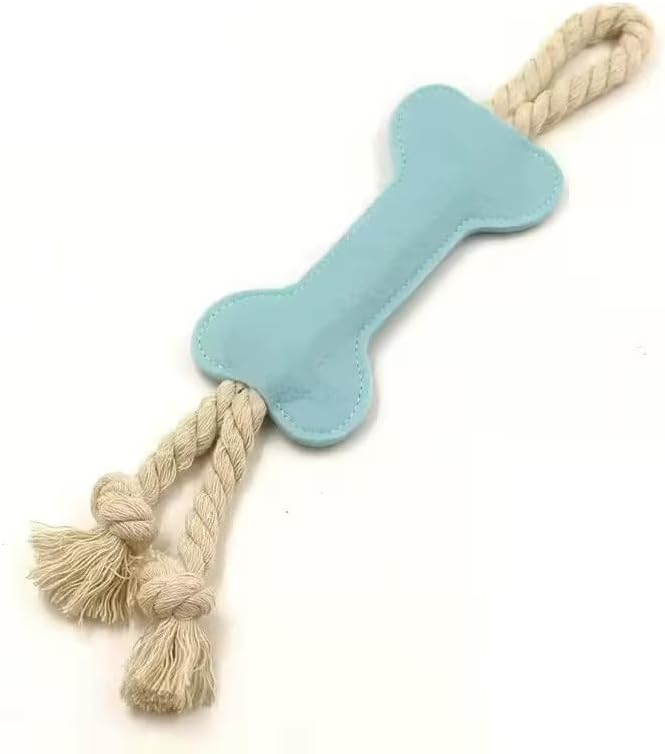 6 -Pack Count Dog Rope Toy with Bone Shape, Cotton Rope Tug Toy, Durable Chew Toy, Multiple Colors Available from