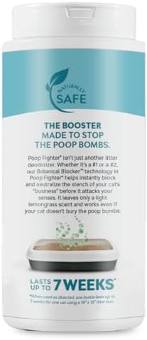World's Best Cat Litter, Boosters Poop Fighter Additive, 18 oz Canister - Image 2