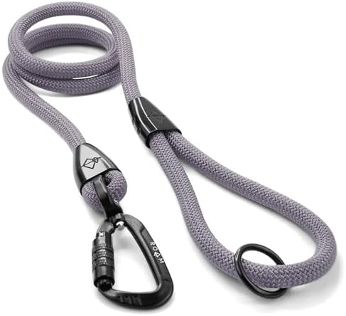 MADE TO ROAM Premium Explorer Leash - Climbing Rope Leash with Autolocking Aviation Aluminum Carabiner - Montana Moonrise, 4ft by MADETOROAM