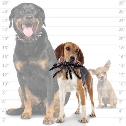 TUFFY - World's Tuffest Soft Dog Toy - Desert - Multiple Layers. Made Durable, Strong & Tough. Interactive Play (Tug, Toss & Fetch). Machine Washable & Floats (Tarantula, Large 2 Pack)