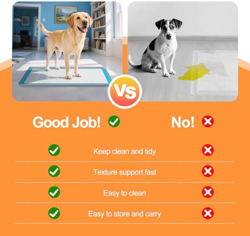 Pee Pad Tray Holder for Dogs,Non-Slip Silicone Dog Puppy Pad Holder,24 x 24 Square Puppy Potty Training Pads,No Spill Raised Lip High Edge,Portable, Leak-Proof Mat Trays for Indoor Floor Protection - Image 3