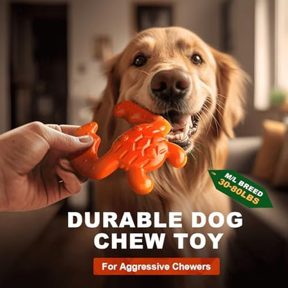 Dog Chew Toys for Aggressive Chewers – Tough Indestructible Dog Toy for Large Dogs, Durable Long-Lasting Chew Bones, Heavy Duty Interactive Dog Toys to Keep Dogs Busy & Relieve Boredom - Image 2