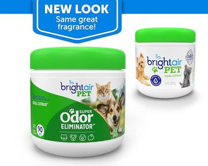 Bright Air 14 oz. Super Odor Eliminator, for Medium-Size Spaces, Cool Citrus Scent, Case of 6, Air Freshener, Natural Essential Oils, Lasts Up to 90 Days Each - Image 2