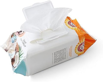 Arm & Hammer Puppy Grooming Wipes, Coconut Water, 100 Count, 3-Pack - Image 5