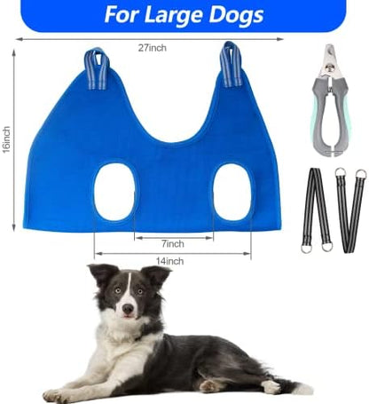 Ateson Pet Grooming Hammock, Dog Grooming Harness for Nail Trimming, Size L - Image 3