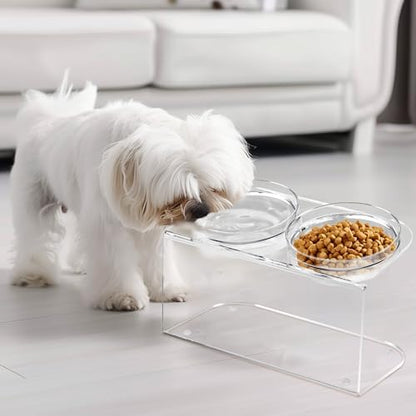 2 Pack Glass Bowls for LFTYTUO Pet Feeders Stand, Replacement Cat Dog Glass Bowl, Easy to Clean Food Water Bowls, 30 oz / 1000 ml - Image 6