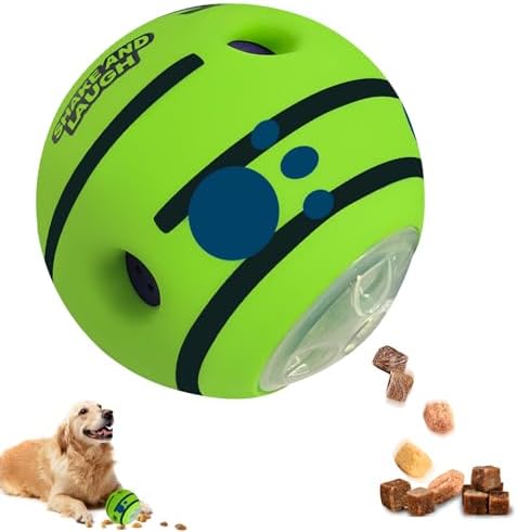 Interactive Puzzle Dog Treat Ball, XL, 5.51 in (14 cm) by SHAKEANDLAUGH