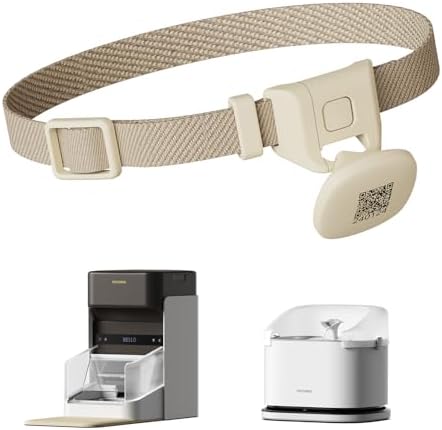 PETLIBRO Upgraded RFID Collar Tag for One RFID Automatic Cat Feeder PLAF301 and Smart App Monitoring Multi Cats Water Fountain PLWF305, Lightweight and Compact Collar Sensor with Snap Release Design by Unknown