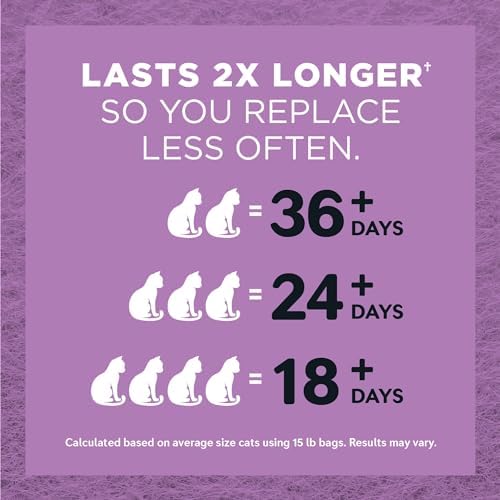 World's Best Cat Litter Lavender, Long-Lasting Odor Control, 15 lb Bag - Image 6