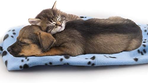Comsmart Dog Blankets, 6 Pack Fleece Pet Blankets, 24x28 Inches, Blue - Image 7