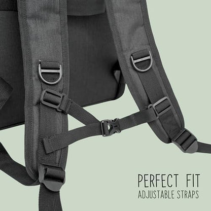 Pet Backpack Carrier - Comfortable and Durable Carrier for Dogs, Cats and Small Pets - Ideal for Hiking, Travel, and Outdoor Adventures - Adjustable Straps and Ventilated Design - Image 7
