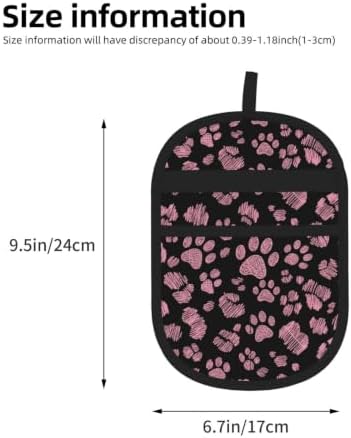 Pink Dog Cat Paw Leopard Print Puppy Pet Hair Removal Glove For Cats Dogs - Image 3