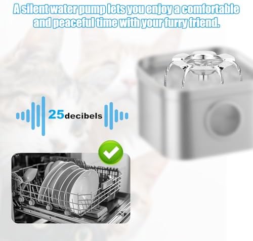 Flower Spout with Spout Holder for 88oz/2.6L Cat Water Fountain - Image 3
