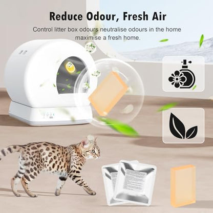 12 Pack Deodorizer Gel Refill for Meowant Self-Cleaning Cat Litter Box - Image 3