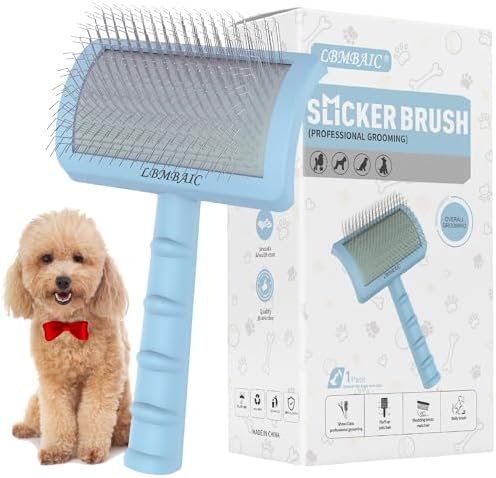 Slicker Brush for Poodles,Goldendoodles Brush,Best Fluff Shedding. by LBMBAIC