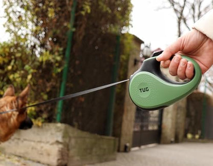 TUG Original Retractable Dog Leash, 16 ft (Large, Green) - Image 3