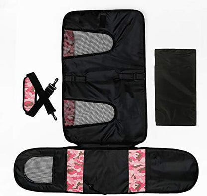 Pawer 18” x 11”x 11” Soft-Sided Foldable Airline Approved Pet Carrier for Cat, Puppy and Small Dog, Washable 600D Oxford Fabric, with Handle and Strap for Carry, Multiple Colors Available - Image 2