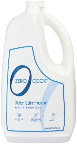 Zero Odor - Multi-Purpose Strong Odor Eliminator for Home, Office, Car, Bathroom, Hotel, Room Deodorizer, and Odor Neutralizer, 64oz Refill by ZeroOdor