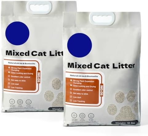 ABCPET Natural Cat Litter Clumping Cat Litter,36 Pounds by ABCPET
