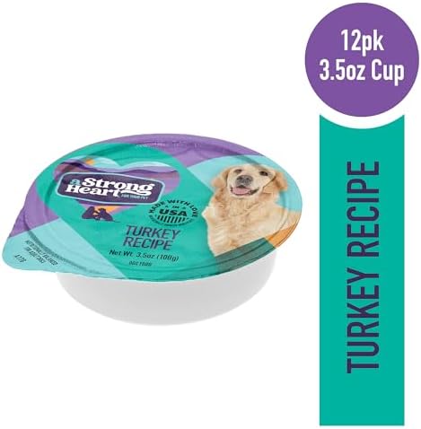 A Strong Heart Turkey Recipe Dog Food Cups, 3.5oz, Pack of 12 - Image 2