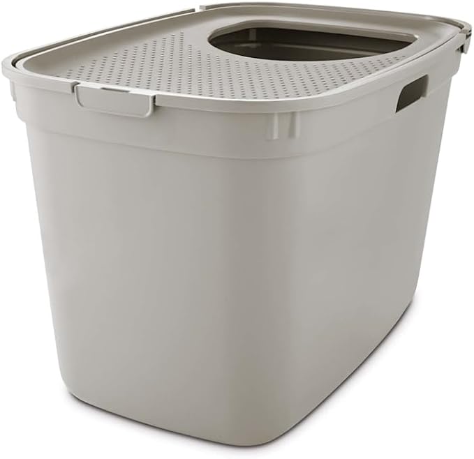 So Phresh Top-Entry Litter Box Tan 23.2" L X 15.4" W X 15" H