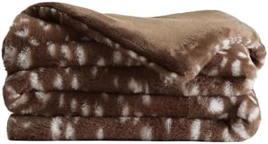 UnHide Lil’ Marsh Pet Blanket, Extra Soft Faux Fur, Washable Dog Blanket by UnHide