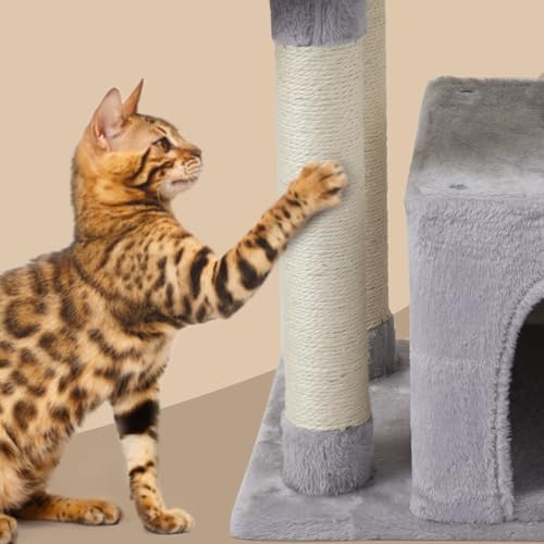 Cute Cat Tree Kitten Cat Tower Condo Cat Furniture Sisal Scratching Posts G - Image 6