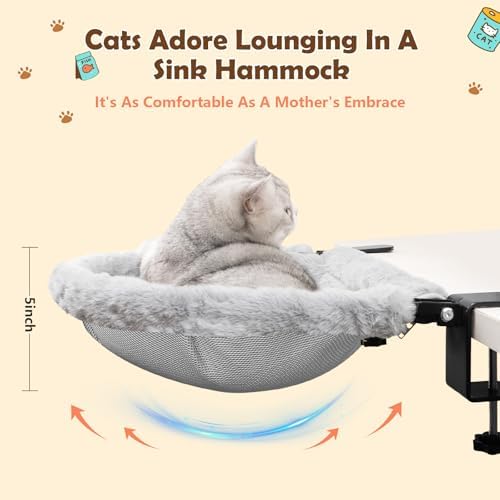 X-Large Cat Desk Bed for Home Office, 19"x15" Spacious Nest - Image 3