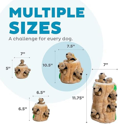 Outward Hound Hide-A-Squirrel Plush Squeaky Dog Toy, Large, 10.5" x 7.5" - Image 6