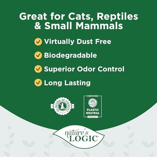 NATURE'S LOGIC Pine Pellet Cat Litter - 100% Natural - Unscented, 12 lb - Image 4