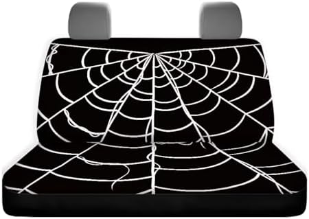 Spider Web Car Rear Seat Covers,Auto Back Seat Protector Decoration Non-Slip Mat Flat Cloth Vehicles Rear Bench Cover for Women Men - Image 6