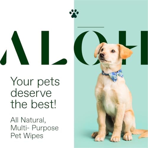 ALŌH Hypoallergenic Multi-Purpose Pet Wipes, All-Natural & Unscented - Image 6